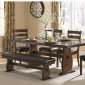 Campbell 105341 Dining Table in Cinnamon by Coaster w/Options