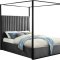 Jax Bed in Grey Velvet by Meridian w/Options