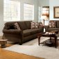 SM5058 Bangor Sofa in Chocolate Fabric w/Options