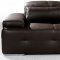 Sorrento Brown Leather Modern Sectional Sofa by VIG