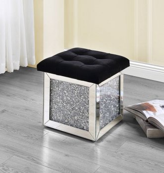 Noralie Ottoman w/Storage AC00530 in Mirror by Acme [AMO-AC00530 Noralie]