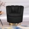 Lily Accent Chair 578 in Black Velvet by Meridian