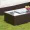 Zendaya Patio Sectional w/Coffee Table CM-OS2115WH in White