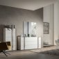 Treviso Bedroom in White & Grey Stone by ESF w/Options