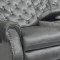 Grace Power Motion Sofa in Pewter by Global w/Options