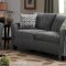 Alain Sofa 8225NGY in Dark Gray by Homelegance w/Options