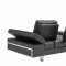 GIA Sofa in Black Leather by At Home USA w/Options