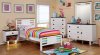 Meredith CM7191 4Pc Kids Bedroom Set in White/Walnut w/Options