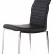 Zoe Dining Chairs Set of 2 in White, Black or Brown - Whiteline