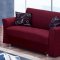 Ohio Sofa Bed in Burgundy Fabric by Empire w/Optional Loveseat