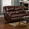 191260 Berks Reclining Sofa Chestnut Bonded Leather by Chelsea