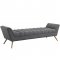 Response EEI-1788 Sofa in Gray Fabric by Modway w/Options