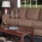 Council Mocha Fabric Modern Sofa & Loveseat Set w/Options