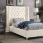 Soho White Bonded Leather Bed by Meridian w/Options