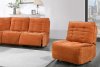 U6066 Modular Power Motion Sofa in Rust by Global w/Options