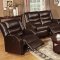 F6655 Motion Sofa Espresso Bonded Leather by Boss w/Options