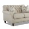 Burbank Sofa in Ecru Fabric by Klaussner w/Options