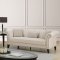 Clarabelle Sofa CM6777 in Beige Linen-Like Fabric w/Options