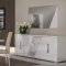 Lisa Dining Table in White High Gloss by ESF w/Options