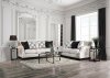 Phoibe Sofa SM3078 in Ivory Chenille Fabric w/Options