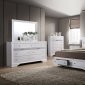 Chrissy 5Pc Bedroom Set CM7552 in White w/Options