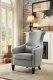 Arles Accent Chair 1270F1S in Grey Fabric by Homelegance