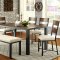 Jazlyn I CM3686 Dining Table in Weathered Oak w/Options