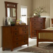 2109 Duran Bedroom by Homelegance in Oak w/Optional Casegoods