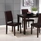 Rich Cappuccino Finish Modern Elegant Dinette Table w/Options