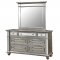 Salamanca CM7673 Bedroom in Silver Tone w/Options