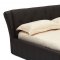 Natalie Bed in Chocolate Leather Match by Whiteline Imports