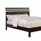 Euclid CM7205 5Pc Bedroom Set in Silver and Espresso Finish