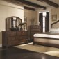 Laughton Bedroom Set 203261 in Rustic Brown by Coaster