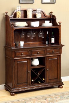 CM3558HB Descanso Dining Buffet with Hutch in Brown Cherry [FABU-CM3558HB Descanso]