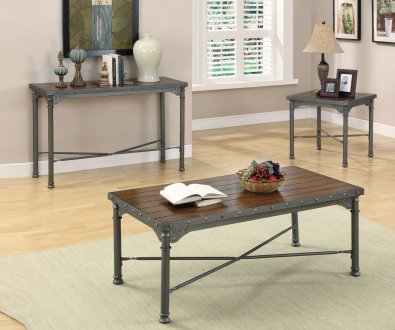 701588 3Pc Coffee Table Set by Coaster w/Optional Sofa Table