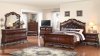 B800 Bedroom in Pecan w/Optional Casegoods