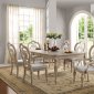 Abelin Dining Table 66060 in Antique White by Acme w/Options