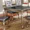 D4183 Dining Table in Silver Tone w/Optional Side Chairs