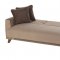 Fabio Plato Light Brown Sofa Bed in Fabric by Sunset w/Options