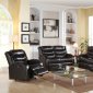 Noah Motion Sofa 50830 in Espresso Bonded Leather by Acme