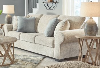 Haisley Queen Sofa Sleeper 38901 in Ivory Fabric by Ashley [SFASB-38901 Haisley Ivory]