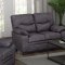 Meagan Sofa & Loveseat Set 506564 in Charcoal by Coaster