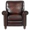 Hampton Sofa & Loveseat Set Leather Italia in Brown w/Options