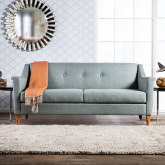 Mallory Sofa SM8811 in Blue Ash Fabric