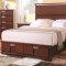 Dark Cherry Finish Hyland Modern Bedroom w/Options By Coaster