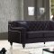 Harley Sofa 616BL in Black Velvet w/Options by Meridian