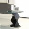 CM4170BK Halava V Coffee Table in Black w/Glass Top & Options