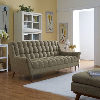 Response EEI-1788 Sofa in Oatmeal Fabric by Modway w/Options