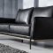 U858 Sofa & Loveseat in Black Leather Gel by Global w/Options