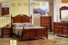 Walnut Finish Classic Wood Bedroom w/Optional Casegoods